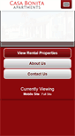 Mobile Screenshot of casabonitaapts.com
